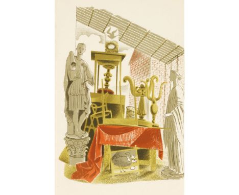 Eric Ravilious (1903-1942)'SECOND-HAND FURNITURE AND EFFECTS'Lithograph, from 'High Street', c.193823 x 15cm, unframed
