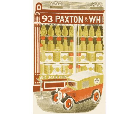 Eric Ravilious (1903-1942)'CHEESEMONGER'Lithograph, from 'High Street', c.193823 x 15cm, unframed