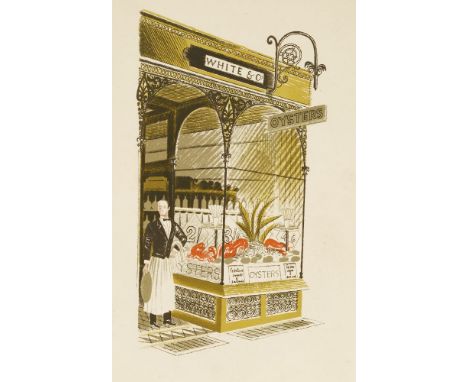 Eric Ravilious (1903-1942)'OYSTERS'Lithograph, from 'High Street', c.193823 x 15cm, unframed