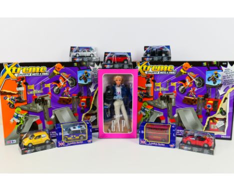 Mega Bloks, Barbie, Dickie - A mixed lot of boxed toys to include: 2 x Mega Bloks Xtreme Sports Moto X Park, Barbie GAP, 5 x 