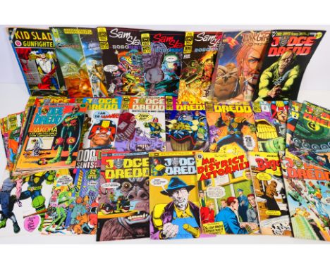 Quality Comics - Eagle Comics - Others - A collection of 36 predominately Copper age comics predominately Judge Dredd themed.