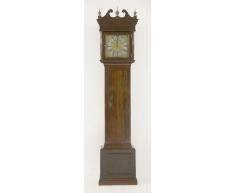 A 19th century mahogany longcase clock, by Cooper & Hedge of Colchester, with a thirty hour movement striking on a bell, the 