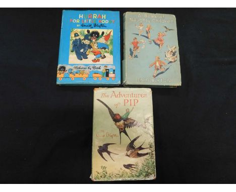 ENID BLYTON: A BOOK OF NAUGHTY CHILDREN, ill Eileen Soper, London, Methuen, 1944, first edition, original cloth soiled, d/w, 