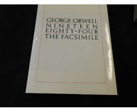 ERIC ARTHUR BLAIR 'GEORGE ORWELL': NINETEEN-EIGHTY FOUR THE FACSIMILE OF THE EXTANT MANUSCRIPT, Ed Peter Davison, Daniel G Si