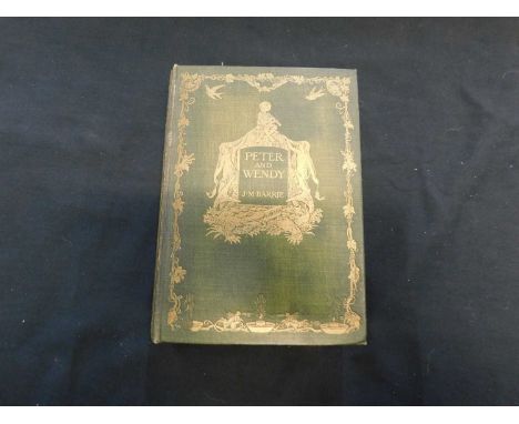 SIR JAMES MATTHEW BARRIE: PETER AND WENDY, ill F D Bedford, London, Hodder &amp; Stoughton, [1911], first edition, illustrate