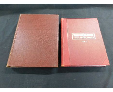 THE MOTOR SHIP, London, Temple Press, 1924, vol 5 (November) - 1926 vol 6 (March) in one, quantity of folding plans, 4to clot
