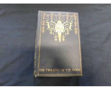 RICHARD GARNETT: THE TWILIGHT OF THE GODS AND OTHER TALES, ill Henry Keen, introduction T E Lawrence, London, John Lane The B