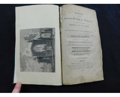 BENJAMIN BOOTHROYD: THE HISTORY OF THE ANCIENT BOROUGH OF PONTEFRACT CONTAINING AN INTERESTING ACCOUNT OF ITS CASTLE AND THE 