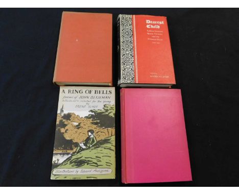 JOHN BETJEMAN: A RING OF BELLS POEMS OF JOHN BETJEMAN, ed Irene Slade, ill Edward Ardizzone, London, John Murray, 1962, first