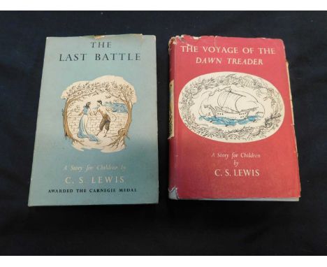 CLIVE STAPLES LEWIS: THE VOYAGE OF THE DAWN TREADER, ill Pauline Baynes, London, Geoffrey Bless, 1952, first edition, inscrip