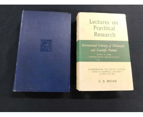 ADA GOODRICH-FREER 'MISS X': ESSAYS IN PHYCHICAL RESEARCH, London, George Redway, 1899, first edition, 2pp adverts at end, or