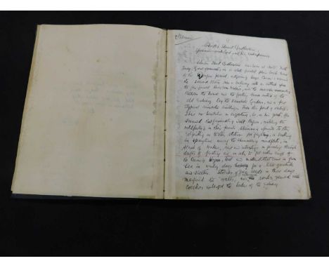 ARTHUR HENRY PATTERSON: CHARLES STUART GIRDLESTONE: SPORTSMAN - ORNITHOLOGIST AND HIS CONTEMPORARIES, a scarce unpublished ma