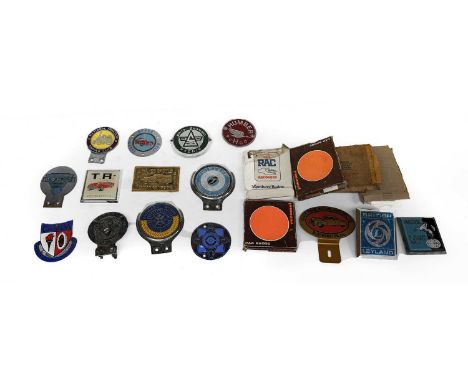 Twenty Two Assorted Car Members' Badges, to include National Traction Engine, C.A.M.D.A, Benco, Dowty, D.R.Register, Outward 