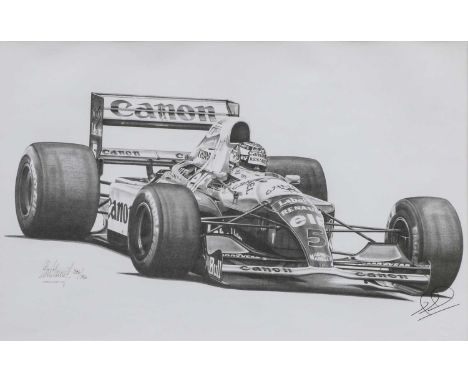 After Alan StammersFormula OneA limited edition print, numbered 35/500, 50cm by 76cm