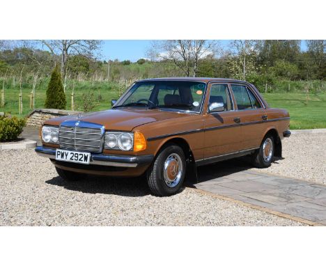 1980 Mercedes W123 200DRegistration number: PWY 292WDate of first registration: 10/10/1980VIN number: 12312020231071Engine nu