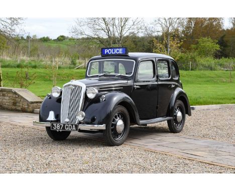 1948 Wolseley EightRegistration number: 387 GDADate of first registration: 11/08/1948VIN number: 30814884Engine number: 5392M