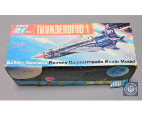 A J Rosenthal (Toys) Limited 21 Toy Thunderbird 1, battery operated remote control plastic scale model, boxed.