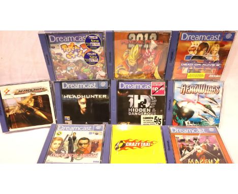Ten assorted Dreamcast games. P&amp;P Group 2 (£18+VAT for the first lot and £3+VAT for subsequent lots) 