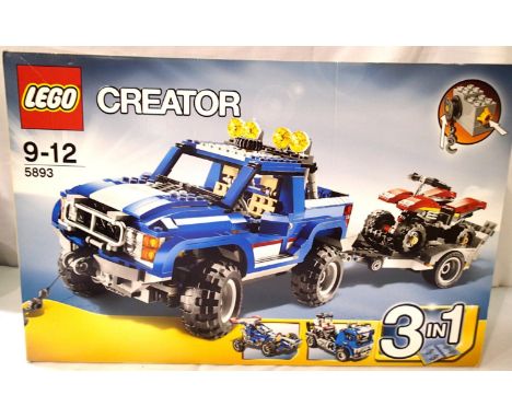 Lego 5893 Creator three vehicle set. P&amp;P Group 1 (£14+VAT for the first lot and £1+VAT for subsequent lots) 
