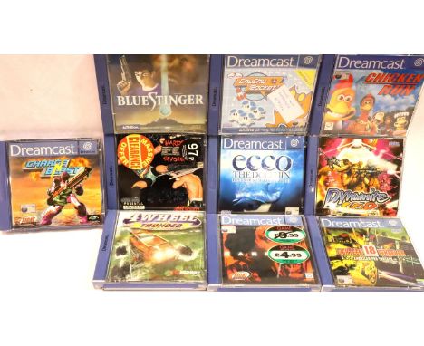 Ten assorted Dreamcast games, all disc present. P&amp;P Group 2 (£18+VAT for the first lot and £3+VAT for subsequent lots) 