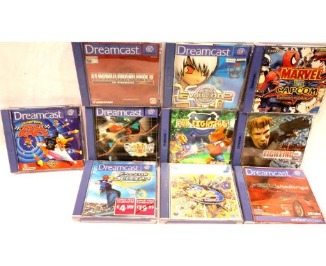 Ten assorted Dreamcast games, all disc present. P&amp;P Group 2 (£18+VAT for the first lot and £3+VAT for subsequent lots) 