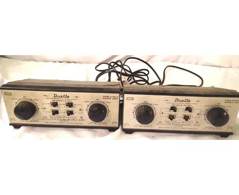 Two H&amp;M Duette controllers, used condition, some casing corrosion/flaking paint. P&amp;P Group 2 (£18+VAT for the first l
