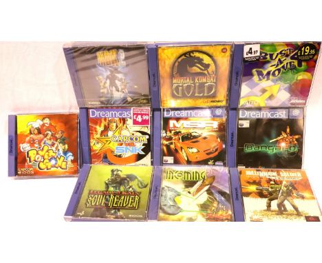 Ten assorted Dreamcast games, all disc present. P&amp;P Group 2 (£18+VAT for the first lot and £3+VAT for subsequent lots) 