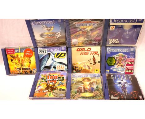 Ten assorted Dreamcast games, all disc present. P&amp;P Group 2 (£18+VAT for the first lot and £3+VAT for subsequent lots) 