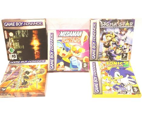 Five assorted Gameboy Advance Games, all cartridges present. P&amp;P Group 1 (£14+VAT for the first lot and £1+VAT for subseq