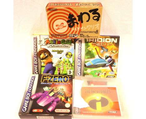 Five assorted Game Boy Advance games. P&amp;P Group 1 (£14+VAT for the first lot and £1+VAT for subsequent lots) 