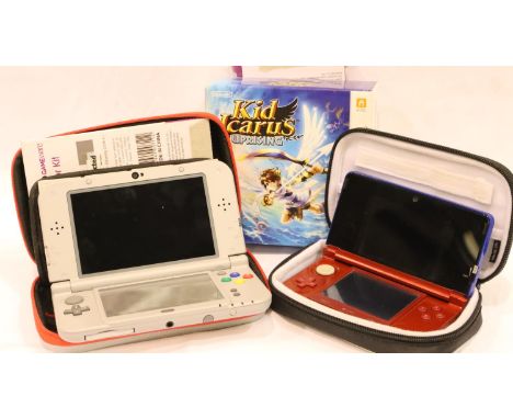 Two boxed Nintendo 3DS consoles and accessories (no games included). P&amp;P Group 2 (£18+VAT for the first lot and £3+VAT fo