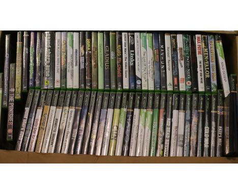 Approximately sixty Xbox games. Max Payne and Gun missing books/manuals. P&amp;P Group 3 (£25+VAT for the first lot and £5+VA