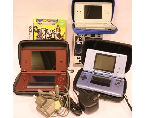 Nintendo DS, Nintendo 3DS Lite and Nintendo DS XL and accessories (no games included). P&amp;P Group 3 (£25+VAT for the first