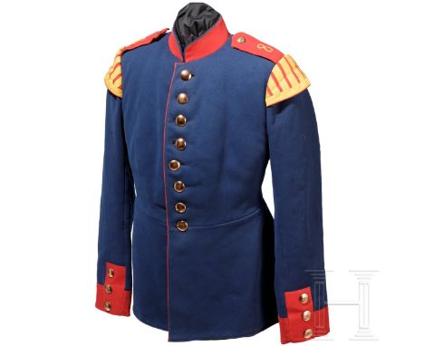 Uniformrock eines Spielmanns der 9. Kompanie im 8. Infanterie-Regiment "Großherzog Friedrich II. von Baden", Metz Eigentumsst