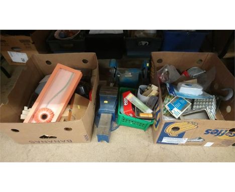 Three trays of tools