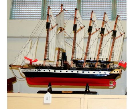 A scale model of S.S. Great Britain, with certificate authenticity