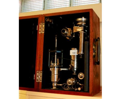 A mahogany cased Crosby steam engine indicator, with practical instruction books and related items
