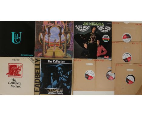 LIBRARY/MIXED ROCK/PROG/FOLK - A fascinating mixed genre lot of around 72 x LPs. Library titles include KPM 10" inc. KPM 090-