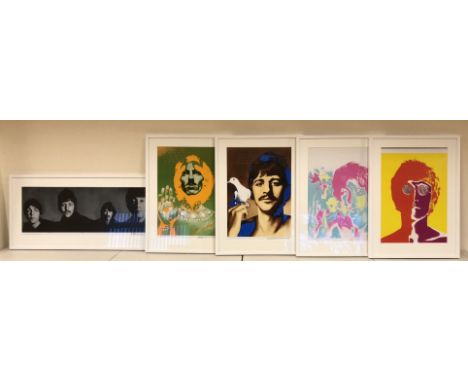 BEATLES - RICHARD AVEDON PRINTS - Sublime set of all four Richard Avedon portraits, printed and framed beautifully, plus the 