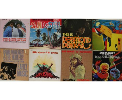 REGGAE LPs - 34 x LPs and 1 x 12" for your sound system! Artists/titles include The Rising Sun (Treasure Cove) Steel Band - S