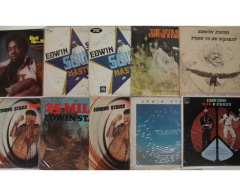 EDWIN STARR - PERSONAL ARCHIVE - Shining collection of 28 x LPs with some 12" including promos. Titles include Hell Up In Har