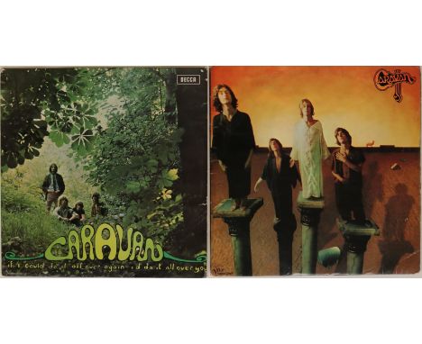 CARAVAN - The first 2 studio LPs (1st UK pressings) from the celebrated Canterbury rockers. Titles are S/T (very scarce origi
