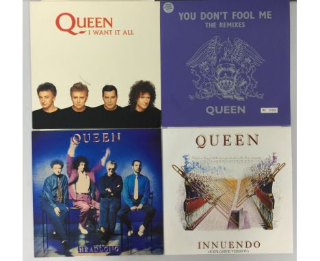 QUEEN - SINGLES - Super pack of 26x 12" singles. To include One Vision (Extended version with red PVC sleeve, 12 Queen 6), Th