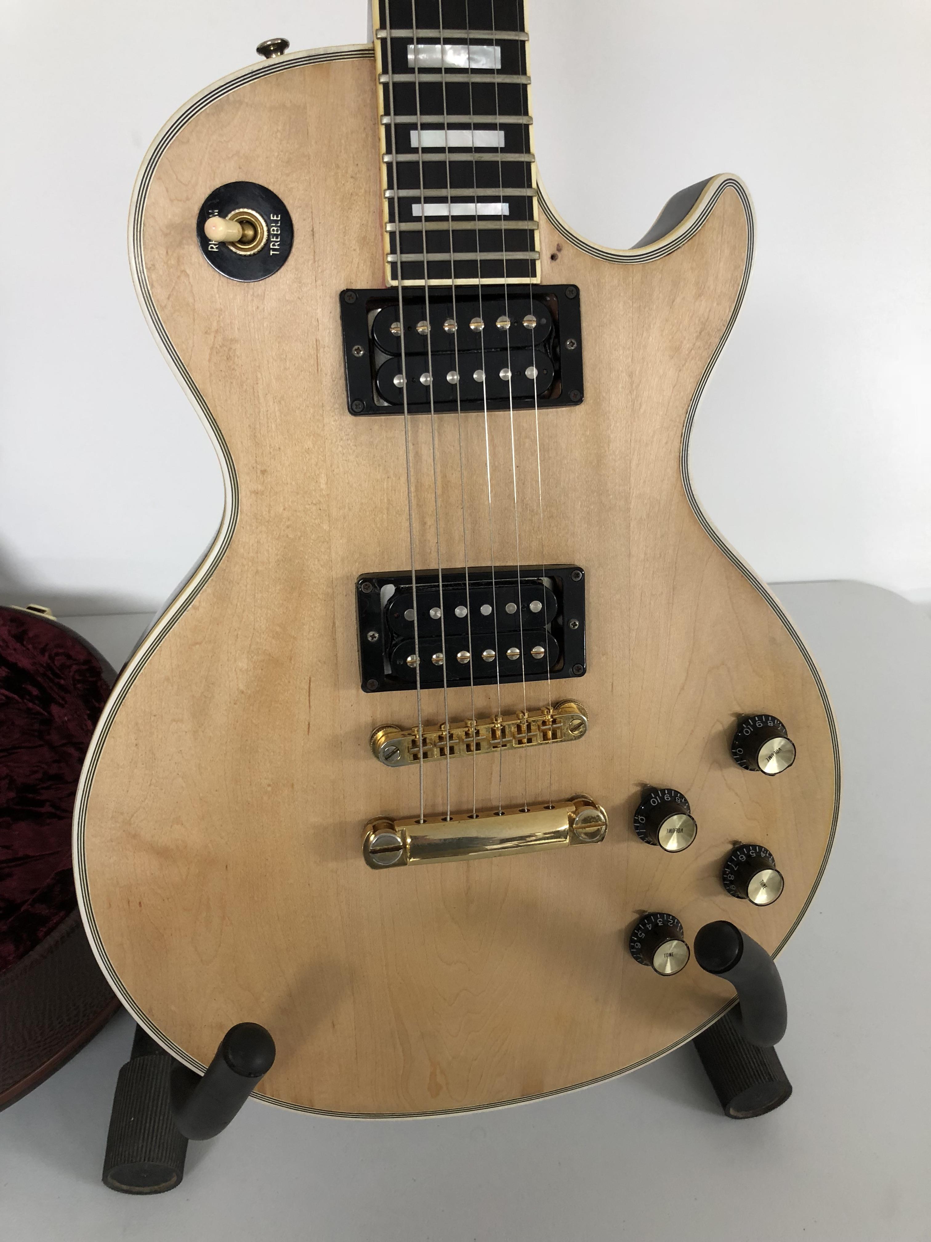 Les Paul Custom Mick Ronson Replica This Great Looking Guitar Was Loaned To The Mick Ron