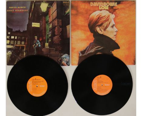 DAVID BOWIE - Excellent collection of 8 x timeless LPs and 2 x 7" from Bowie. Albums are Ziggy Stardust (UK original RCA Vict