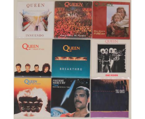 QUEEN - PICTURE SLEEVE 7" - 'TIME WARP' - An unheralded selection of 17 x picture sleeve/picture disc 7" presented in 'final 