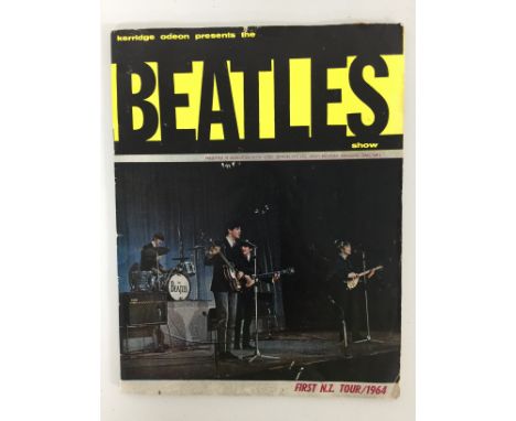 BEATLES NEW ZEALAND PROGRAMME - from their tour of 1964. In very good condition with light wear around edges.