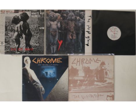 THE POP GROUP/CHROME - San Francisco meets Bristol with this blinding collection of 5 x blinding LPs. The Pop Group releases 