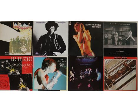 70s/80s CLASSIC ROCK/POP - Neat collection of around 55 x LPs with some 12". Artists/titles include Led Zeppelin - II (green/