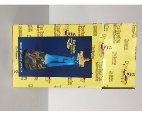 BEATLES - YELLOW SUBMARINE LAVA LAMP - From the 1999 'Subafilms' range. In original box and plastic bag. Looks to have only b